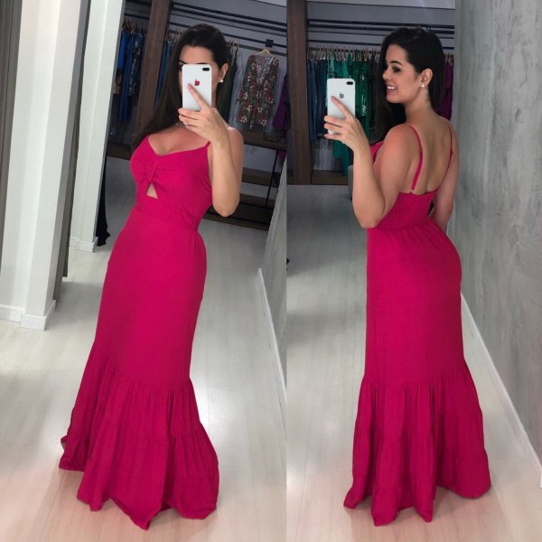 Vestido Jéssica Longo - Pink - Imagem 2