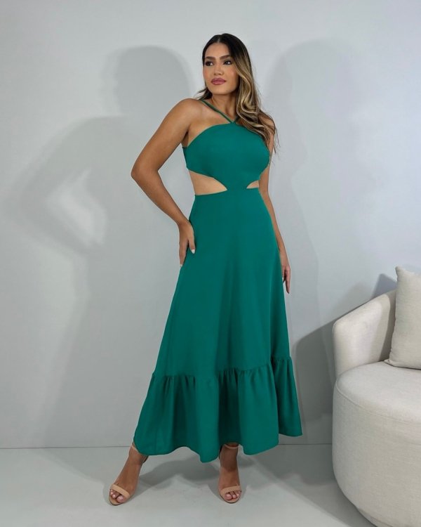 Vestido Aurora - Verde Amazônia - Imagem 5