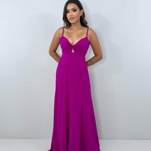 Vestido Eliana - Fúcsia - Image 4