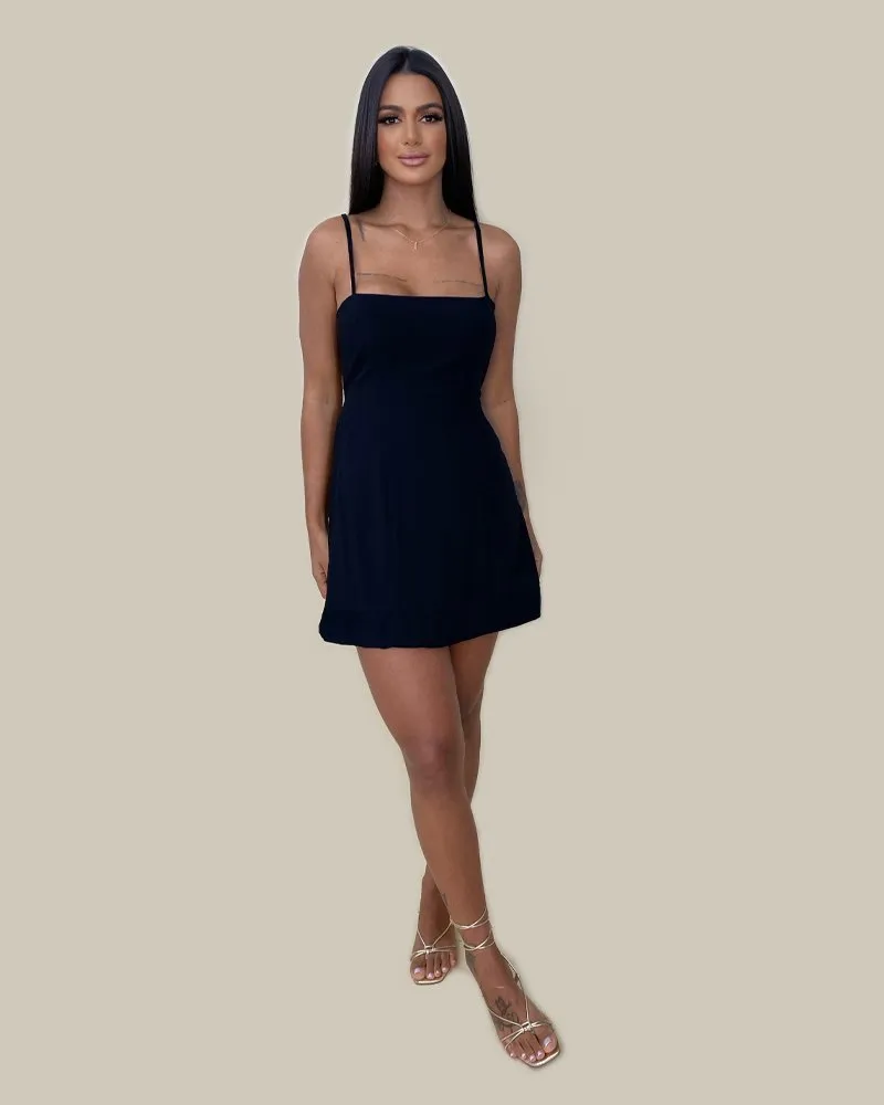 Vestido Estela - Preto