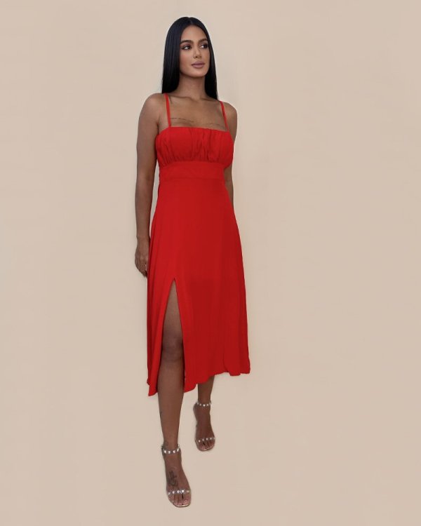 Vestido Ângela - Vermelho - Imagem 4