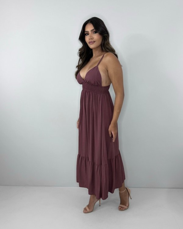 Vestido Beatriz - Marrom - Imagem 2