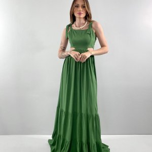 Vestido Pérola - Verde Militar - Image 2