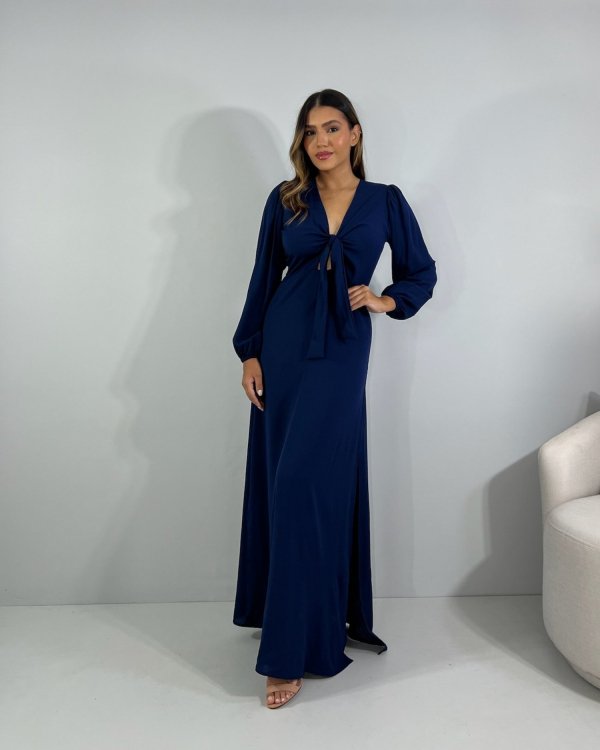 Vestido Mavi - Azul Marinho - Imagem 3