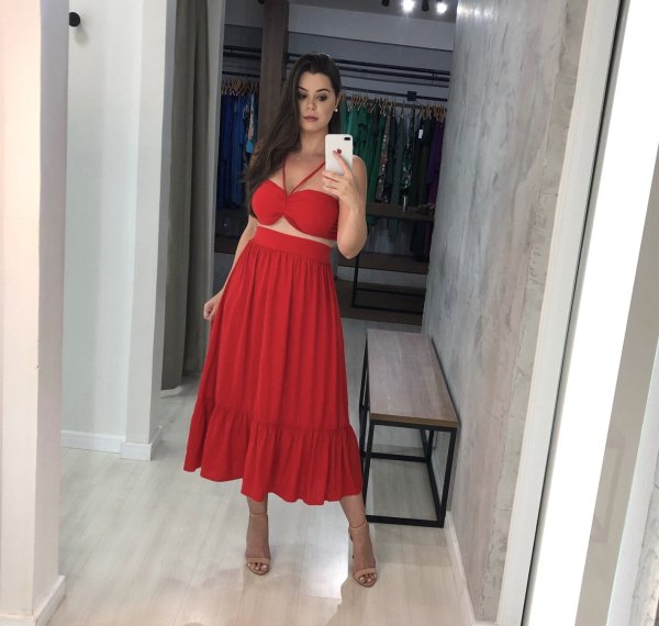 Conjunto Maria Eduarda - Vermelho - Imagem 2