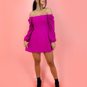 Vestido Graziele - Fúcsia - Image 1