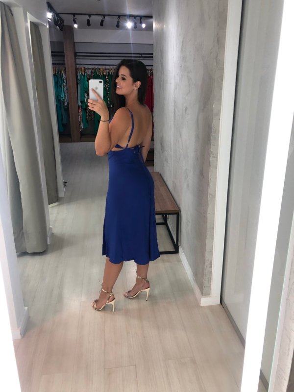 Vestido Lara - Azul Royal - Imagem 2