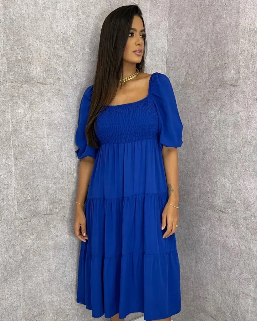 Vestido Juliana - Azul Royal
