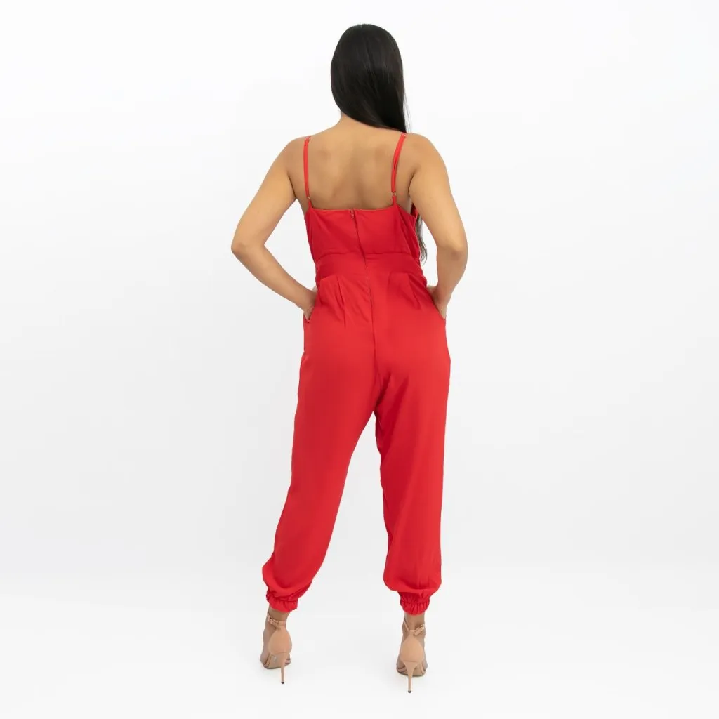 Macacão Cristina - Vermelho