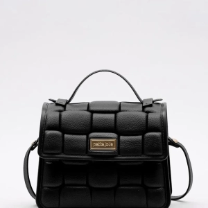Bolsa Petite Jolie Vic Preta/Ouro - Image 1