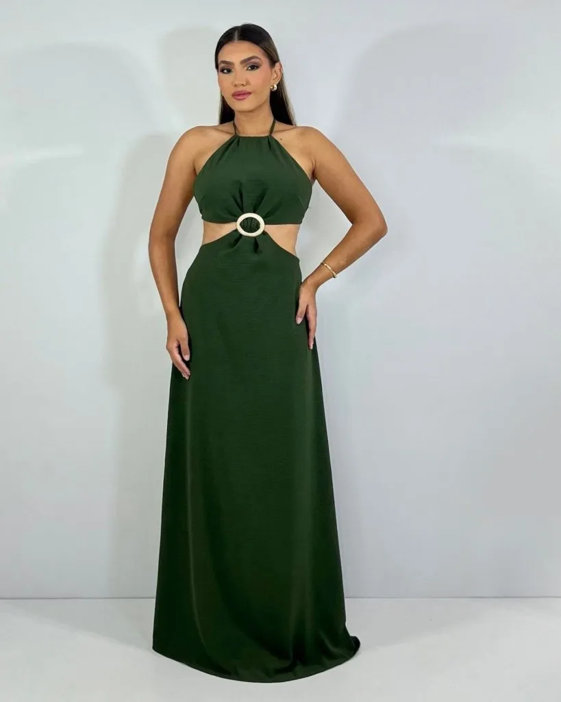 Vestido Melinda - Verde Militar