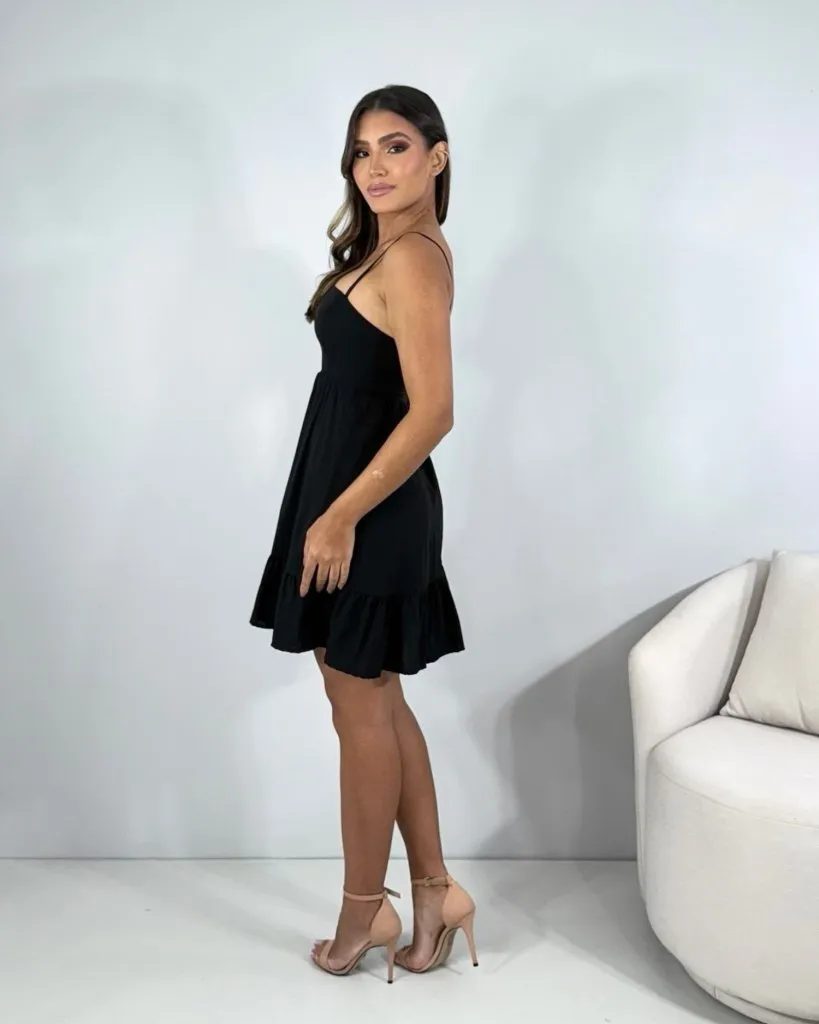 Vestido Glaucia - Preto