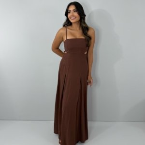 Vestido Babi - Marrom - Image 4