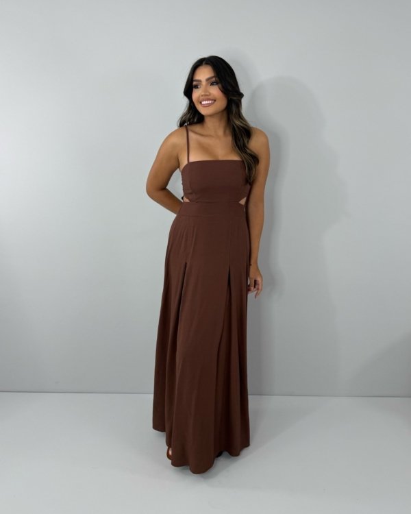 Vestido Babi - Marrom - Imagem 4