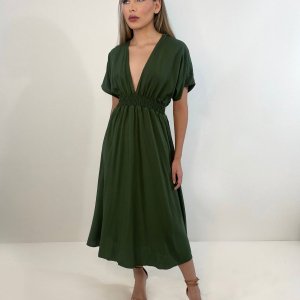 Vestido Marcela - Verde Militar - Image 6