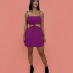 Vestido Cleo - Roxo