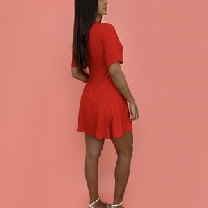 Vestido Lidiane - Vermelho - Image 2
