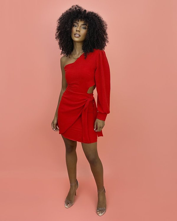 Vestido Amanda - Vermelho - Imagem 3