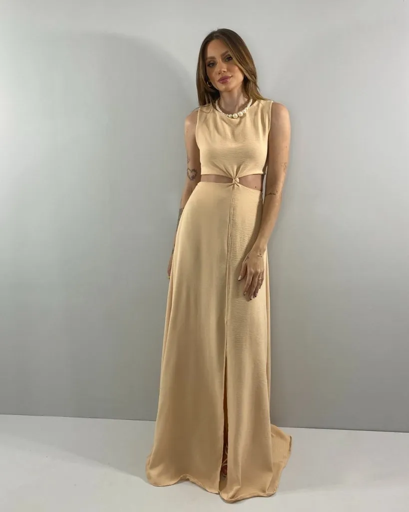 Vestido Emma - Nude