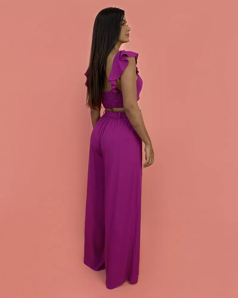 Cropped Samira - Fúcsia