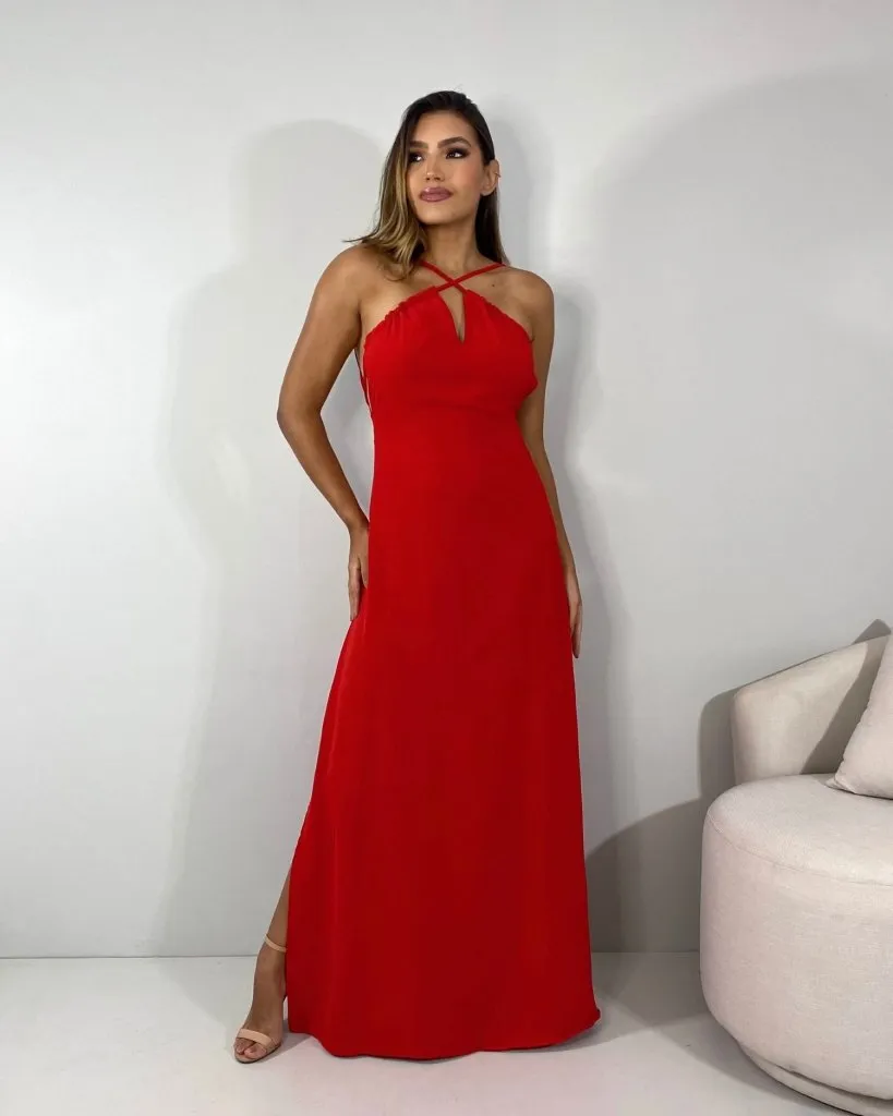 Vestido Lee - Vermelho