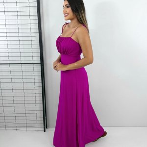 Vestido Drica Longo - Fúcsia - Image 4