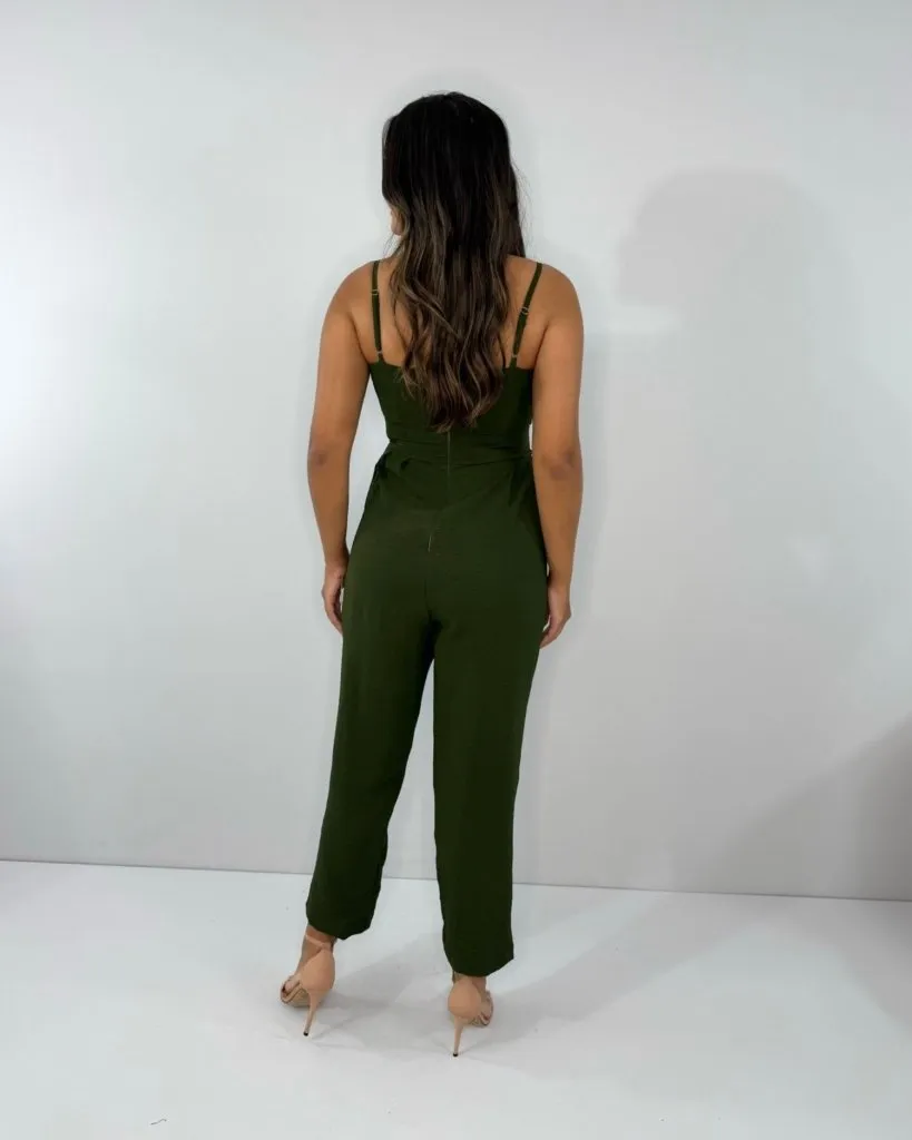 Macacão Jessy - Verde Militar