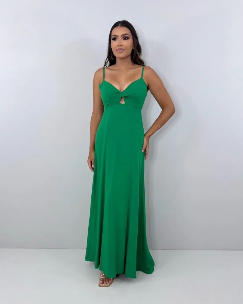 Vestido Eliana - Verde Bandeira, foto 4
