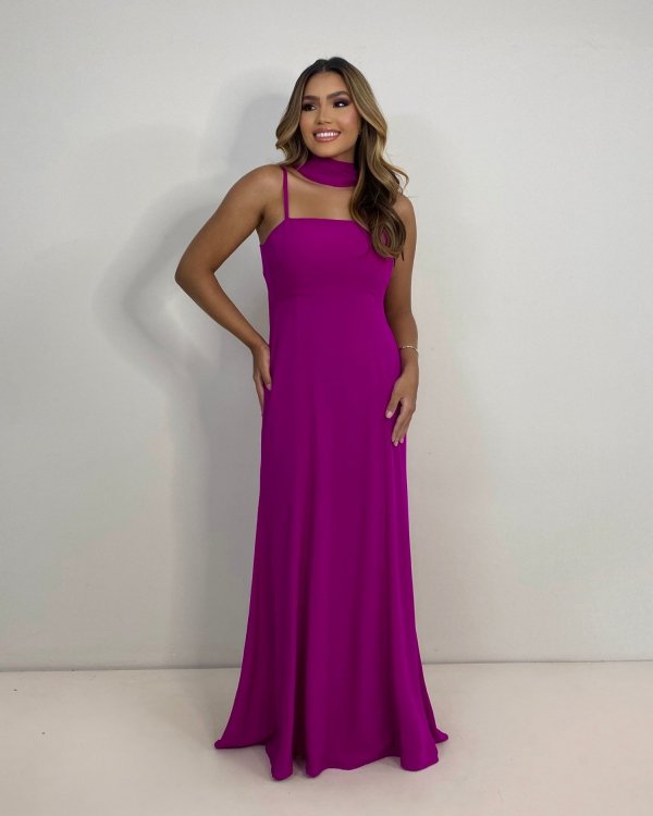 Vestido Lina - Fúcsia - Imagem 2