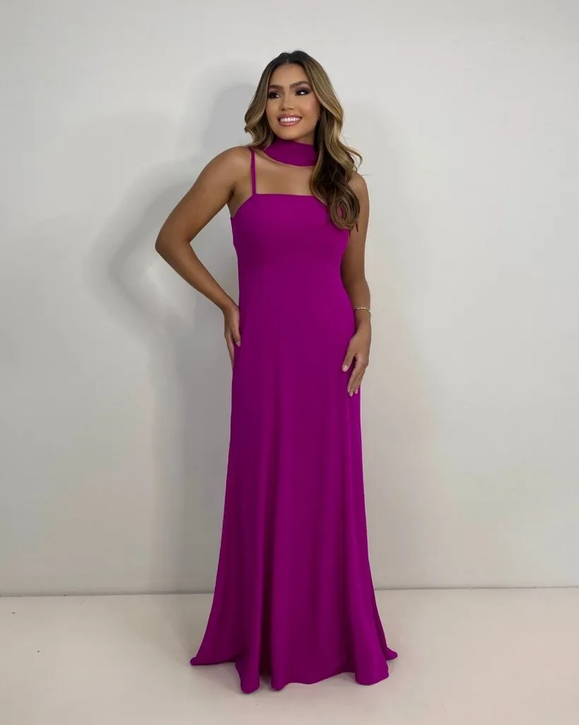 Vestido Lina - Fúcsia