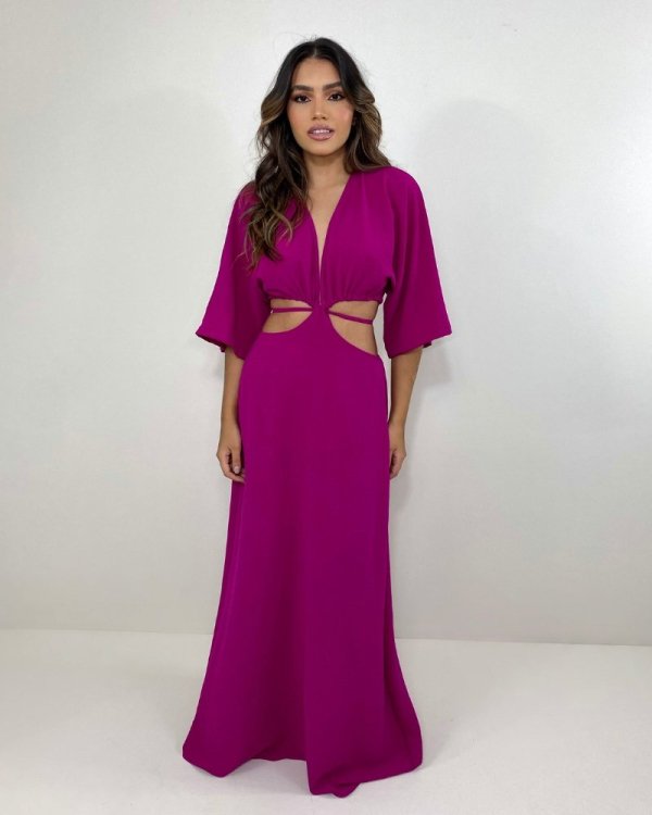 Vestido Cibele - Fúcsia - Imagem 4