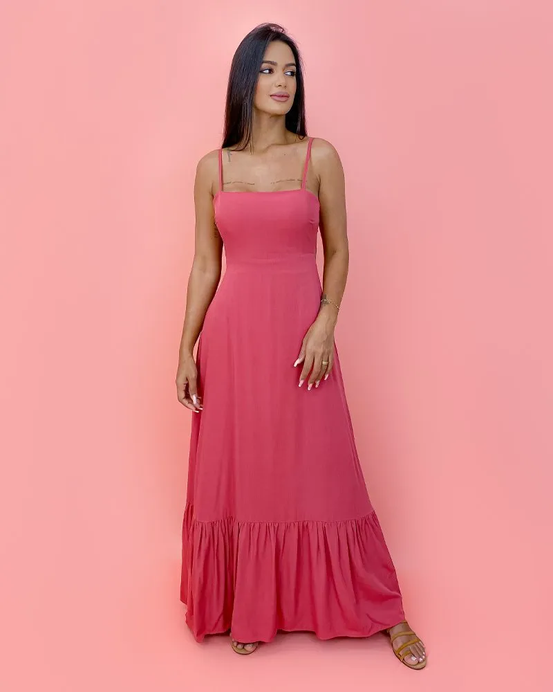 Vestido Ariel - Rosê