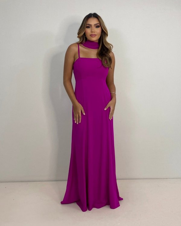 Vestido Lina - Fúcsia - Imagem 3
