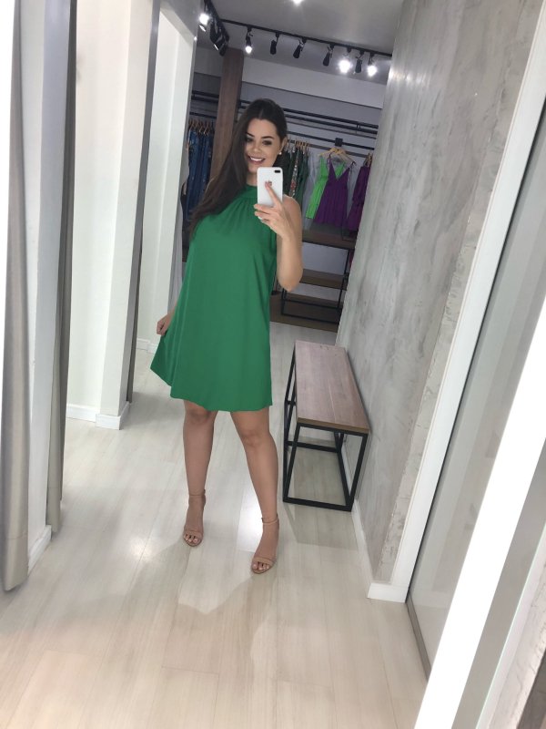 Vestido Daiane - Verde Bandeira - Imagem 4