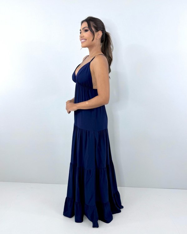 Vestido Sophia - Azul Marinho - Imagem 3