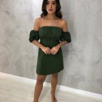 Vestido Thay - Verde Militar