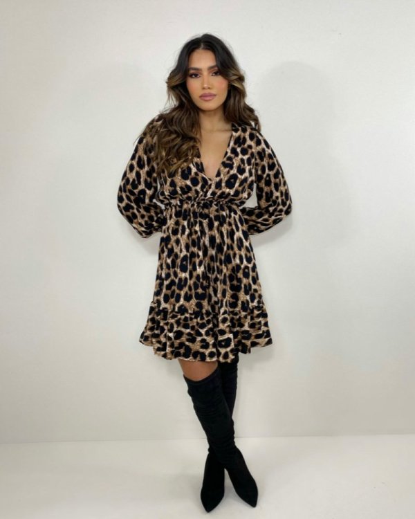 Vestido Lavínia - Animal Print - Imagem 5