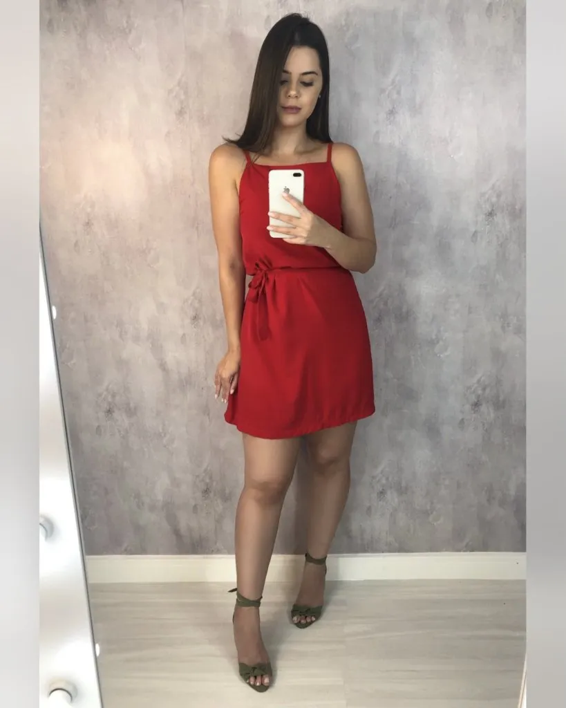 Vestido Paula - Vermelho