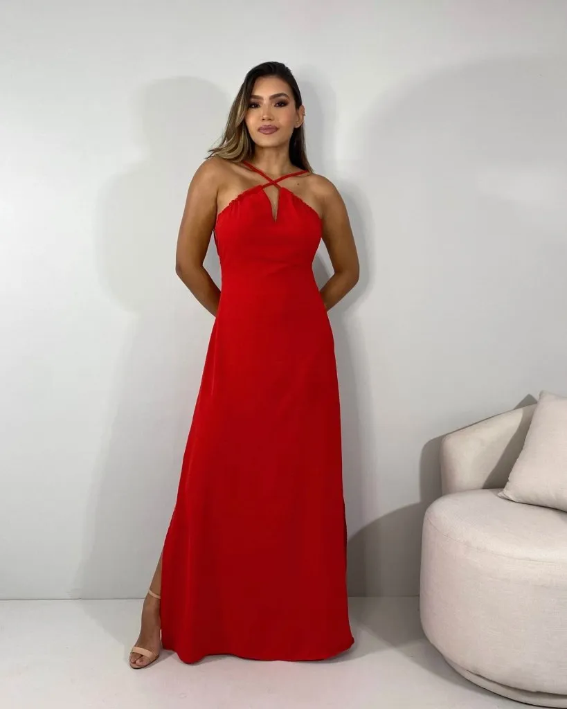 Vestido Lee - Vermelho