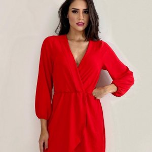 Vestido Samara - Vermelho - Image 1