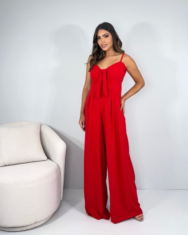 Macacão Carminha - Vermelho