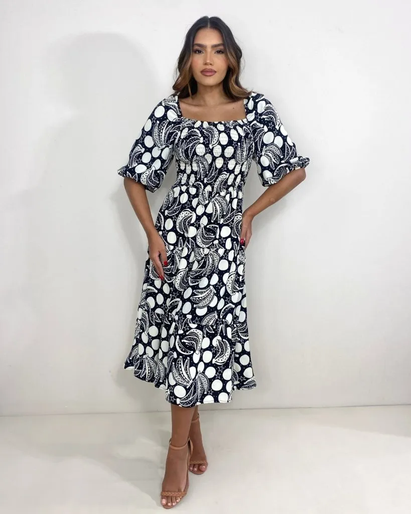 Vestido Juliana - Estampa Banana