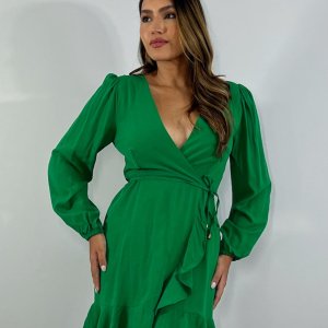 Vestido Maraisa - Verde Bandeira - Image 1