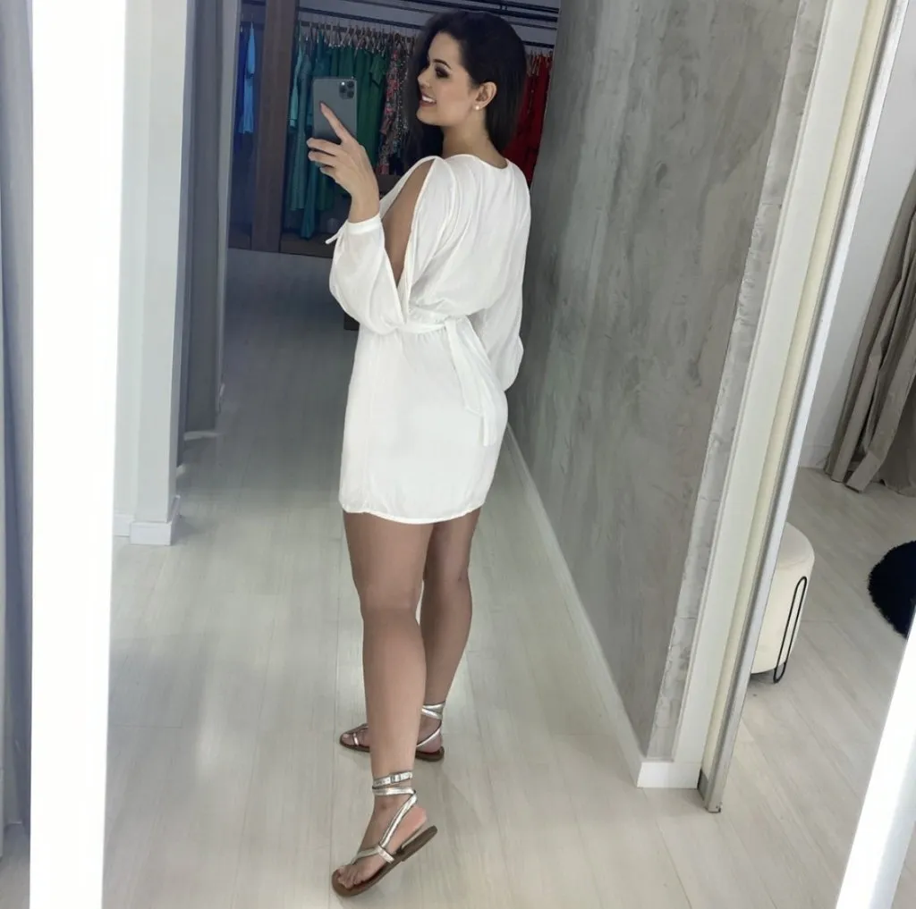 Vestido Marília - Offwhite