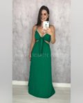 Vestido Natália – Verde Bandeira