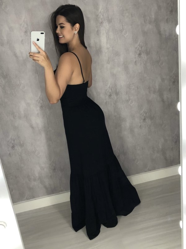 Vestido Jéssica Longo - Preto - Imagem 2