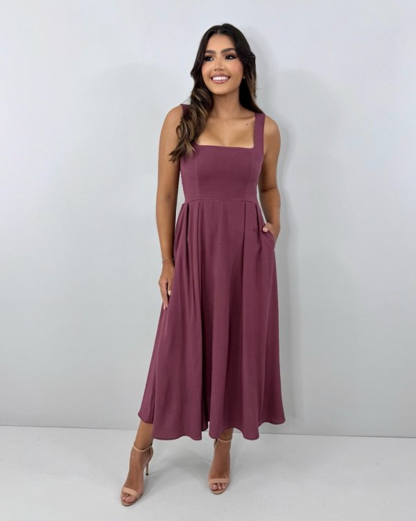 Vestido Samanta - Marrom - Imagem 6