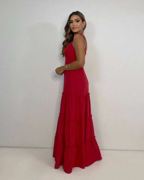 Vestido Vivi - Vermelho - Imagem 5