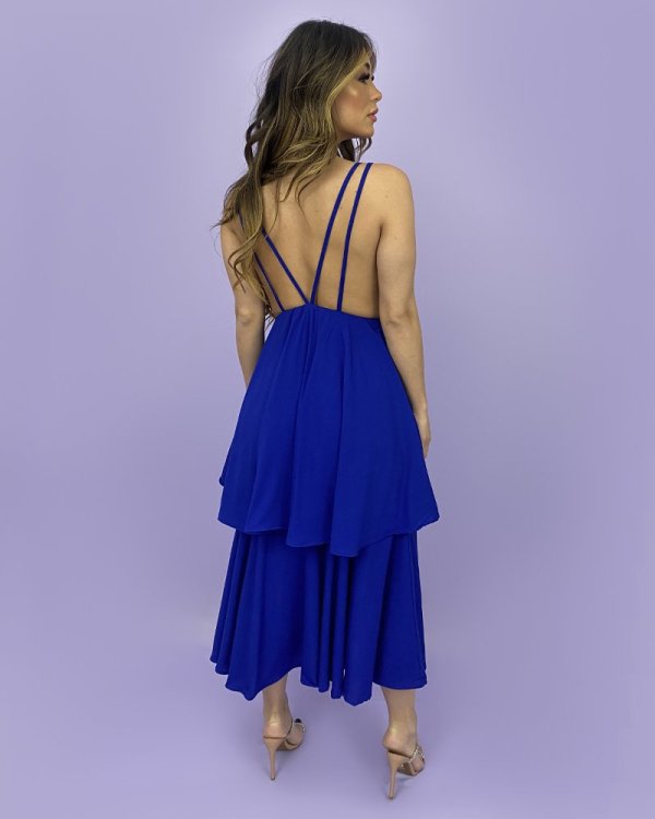 Vestido Hellen - Azul Royal - Imagem 2