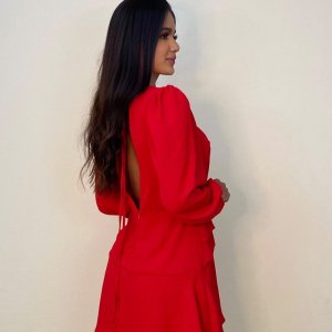 Vestido Suzana - Vermelho - Image 3